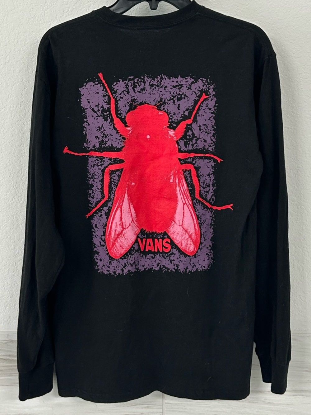 Vans Black Classic Fit Tee with Logo